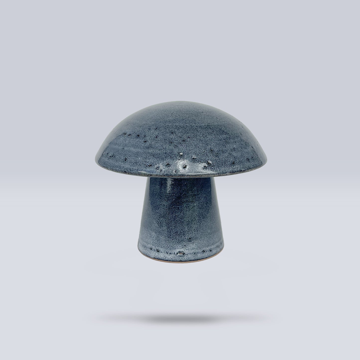 Hongo Pequeño Azul Acero